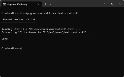 tex-tools running in windows terminal